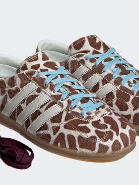 Adidas Gazelle Lo Pro Pony Hair Sneakers Size 7.5 Beige Retro Low Profile NEW